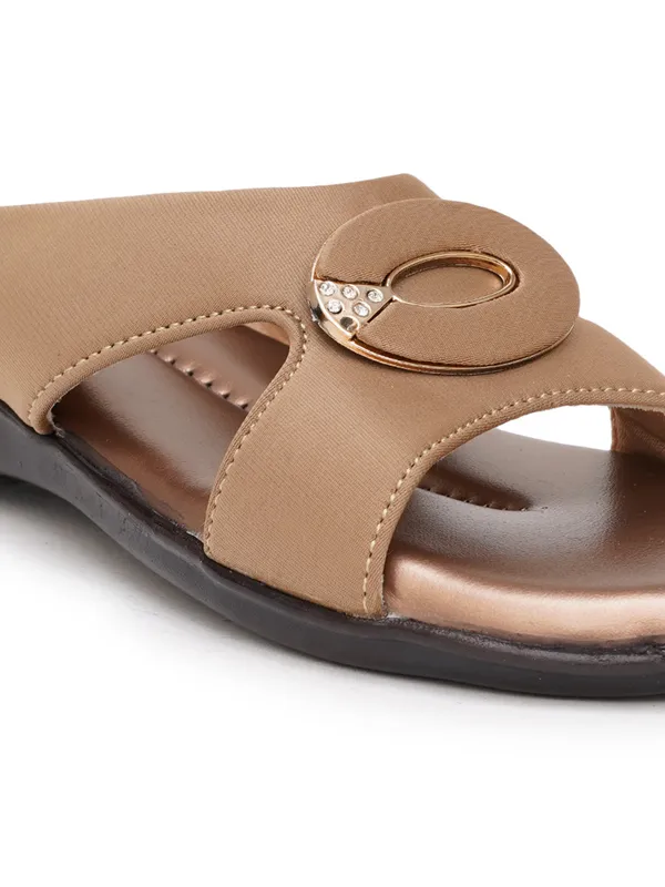 Tan_Synthetic_Wedge_Sandals