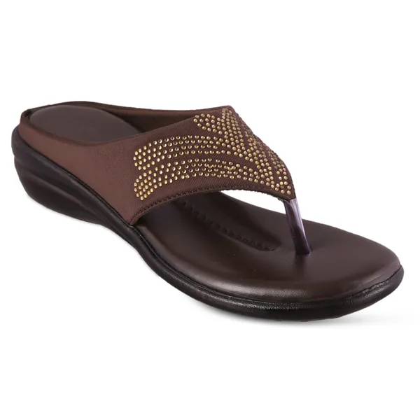 Brown_Embellished_Wedge_Sandals