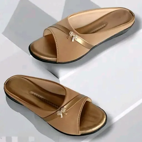 Tan_Embellished_Slip-On_Sandals