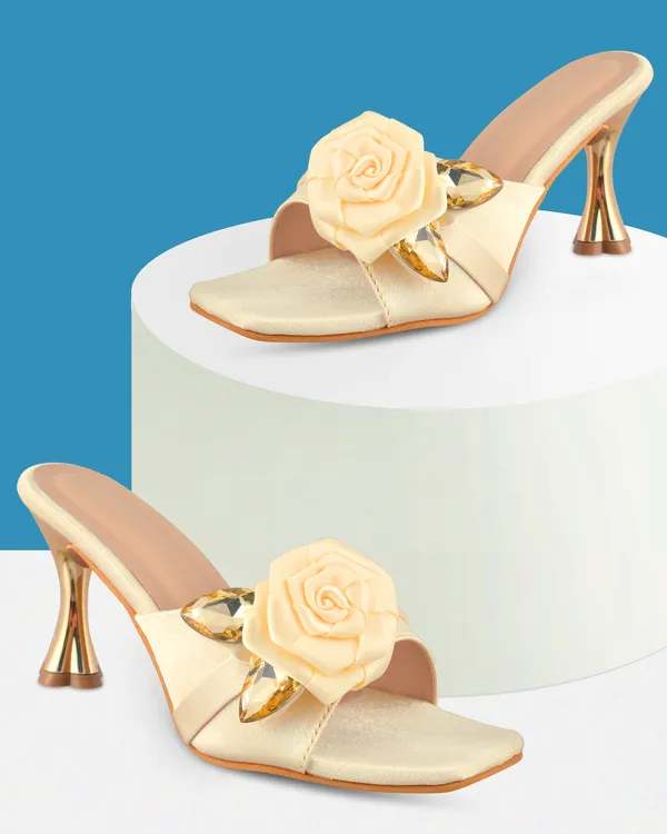 Cream_Floral_High_Heel_Sandals