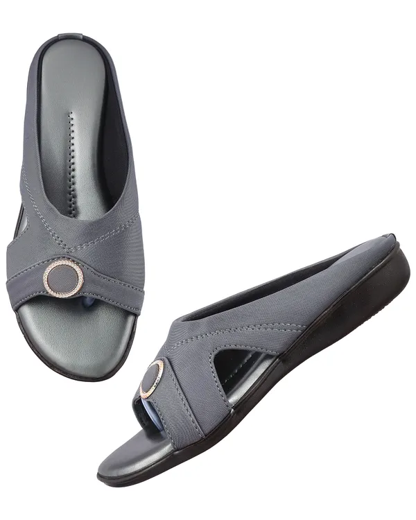 Grey_Synthetic_Slip-On_Sandals