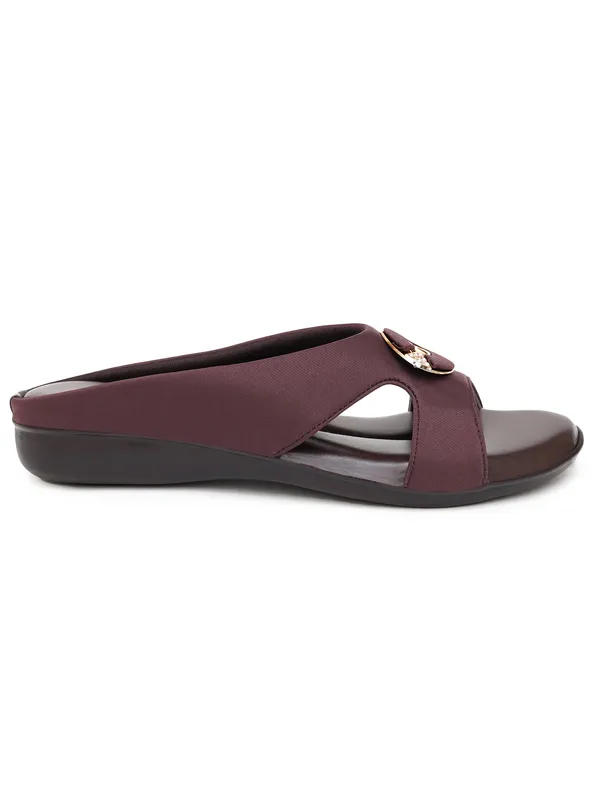 Brown_Wedge_Slip-On_Sandals