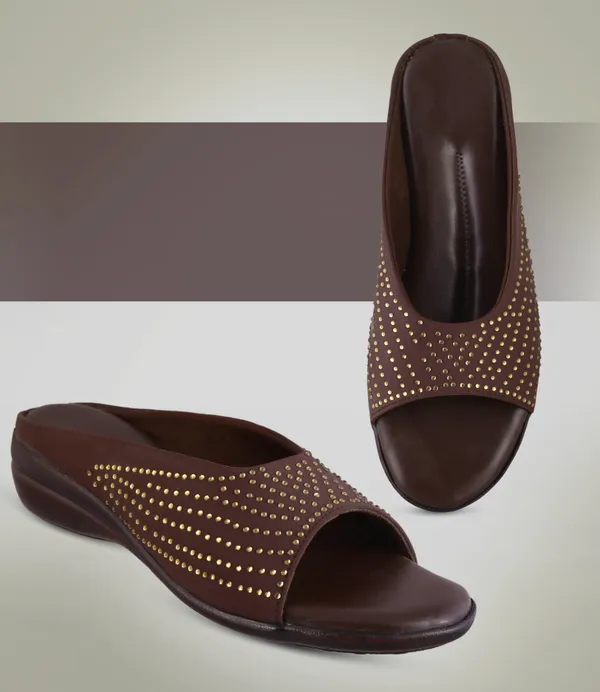 Brown_Studded_Slip-On_Sandals