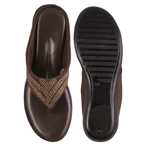 Brown_Embellished_Wedge_Sandals