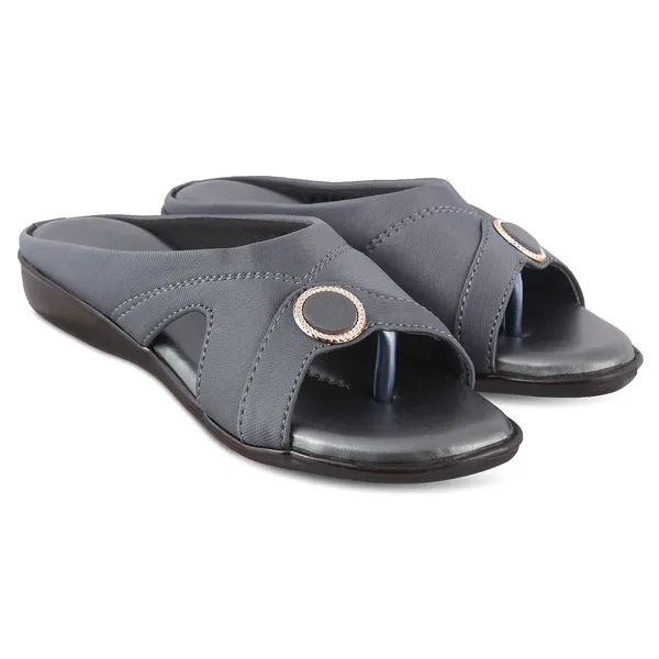 Grey_Synthetic_Slip-On_Sandals