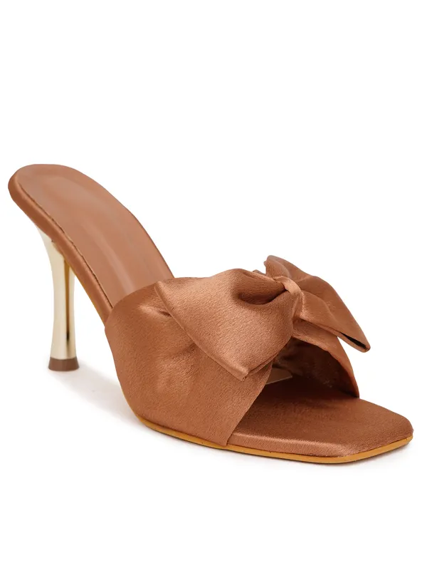 Rose_Gold_Satin_Bow_High_Heels