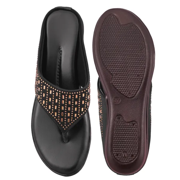 Black_Embellished_Flat_Sandals