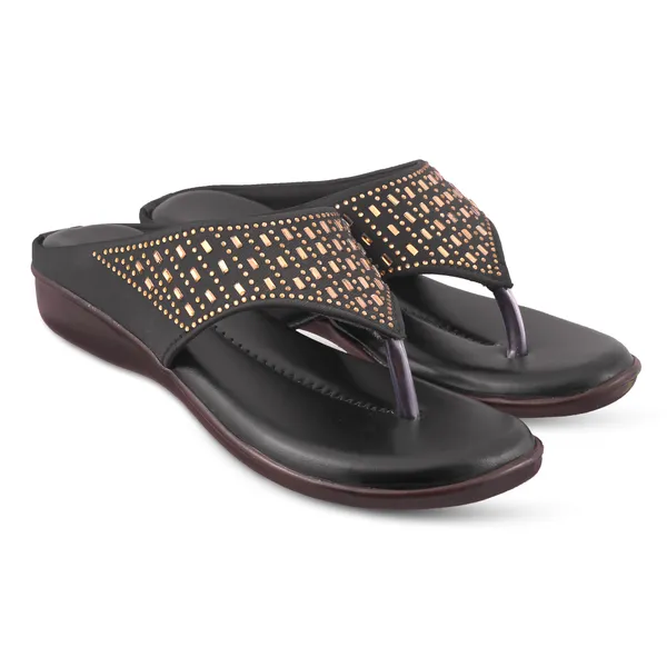 Black_Embellished_Flat_Sandals