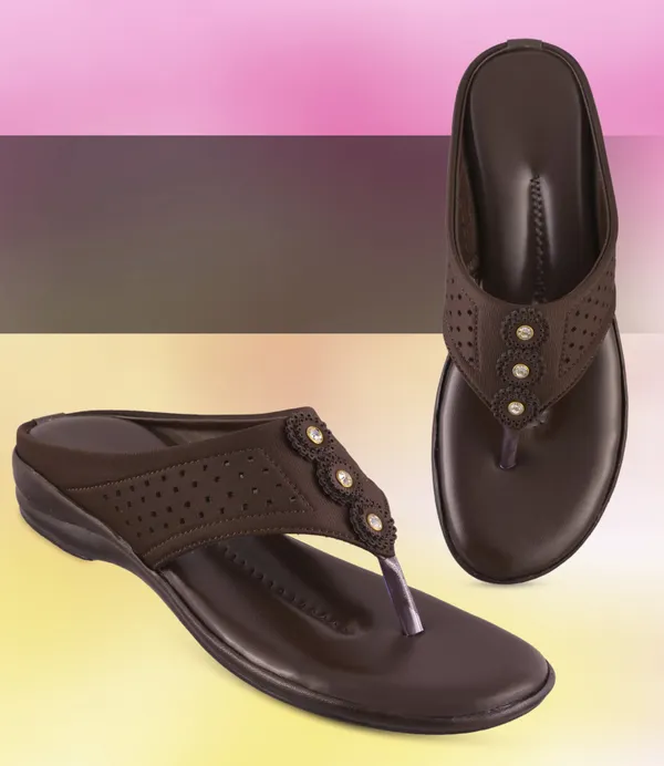 Brown_Casual_Flat_Sandals