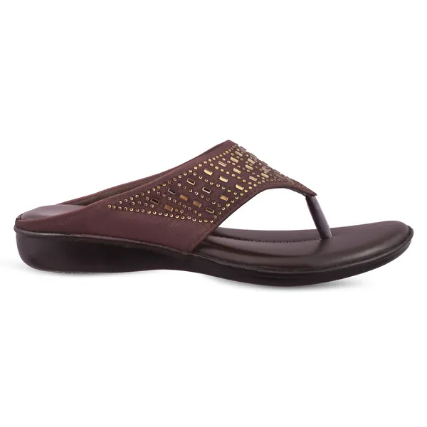 Brown_Embellished_Wedge_Sandals