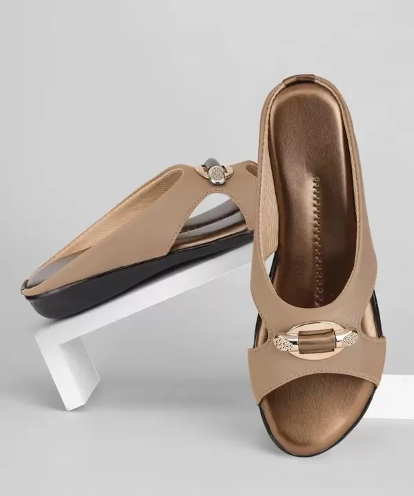 Beige_Synthetic_Slip-On_Sandals