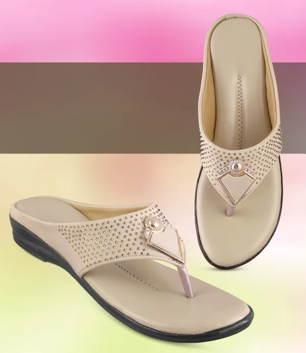 Beige_Embellished_Wedge_Sandals