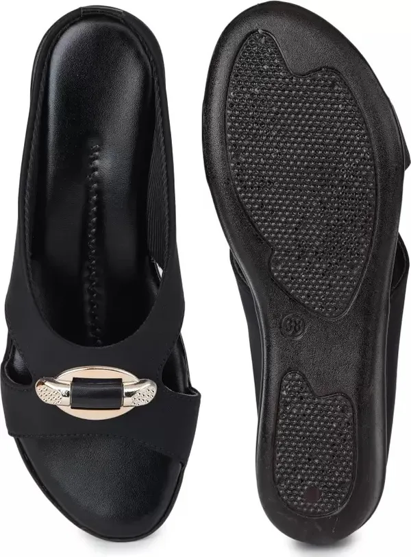 Black_Leather_Look_Slip-On_Mule_Slippers