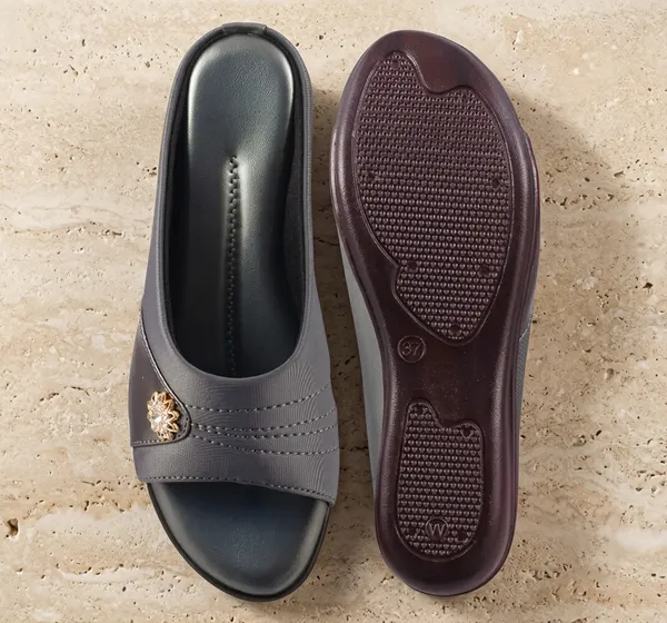 Grey_Faux_Leather_Slip-On_Slippers