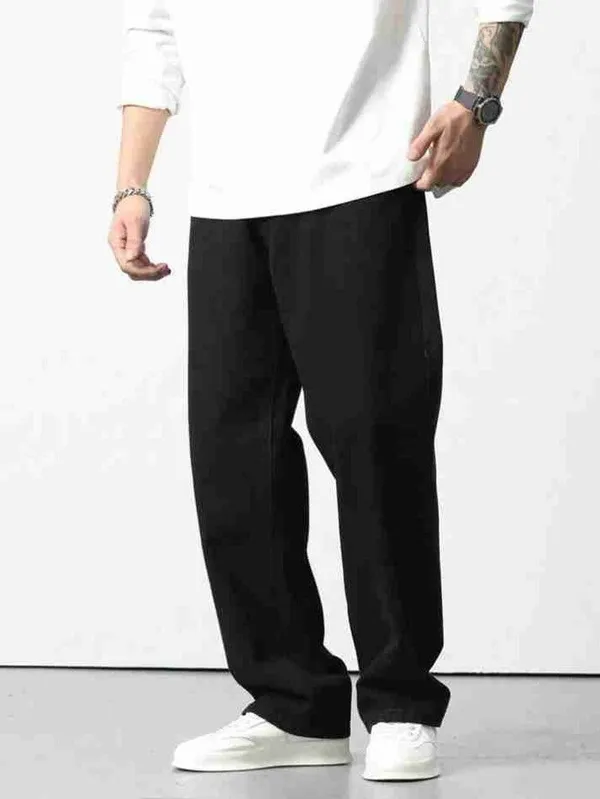 ZARUME_Straight_Fit_Men_Black_Jeans_()