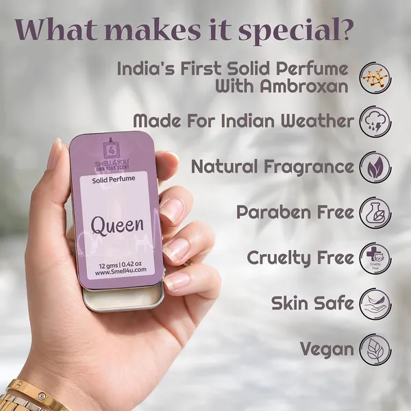 Smell4U_Queen_Floral_Ambroxan_Solid_Perfume