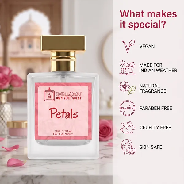 Smell4U_Petals_Premium_Rose_Perfume_For_Her_Edp_50Ml