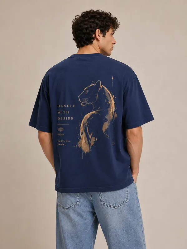 Navy_Blue_Cotton_T-Shirt_For_Men