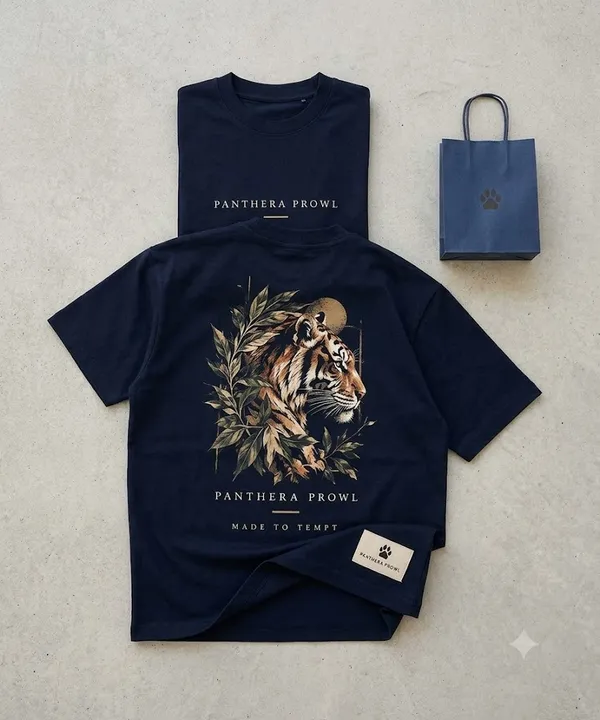 Midnight_Panther_Oversized_Navy_Blue_Graphic_T-Shirt