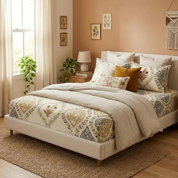 Glace_Cotton_Fitted_Bedsheet_With_Pillow_Covers