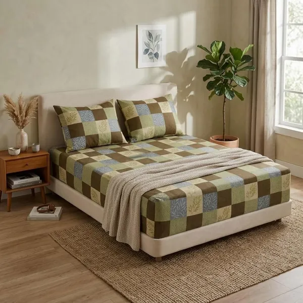 Fitted_Bedsheet_With_Pillow_Covers