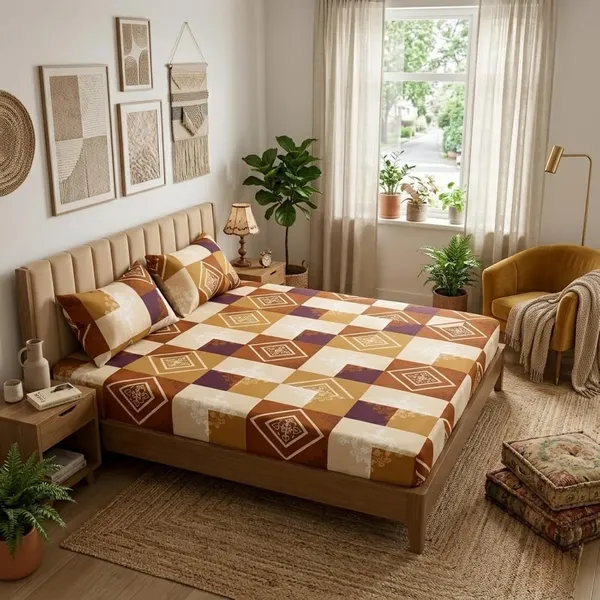 Fitted_Bedsheet_With_Pillow_Covers