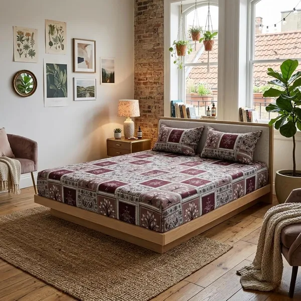 Fitted_Bedsheet_Set_With_Pillow_Covers
