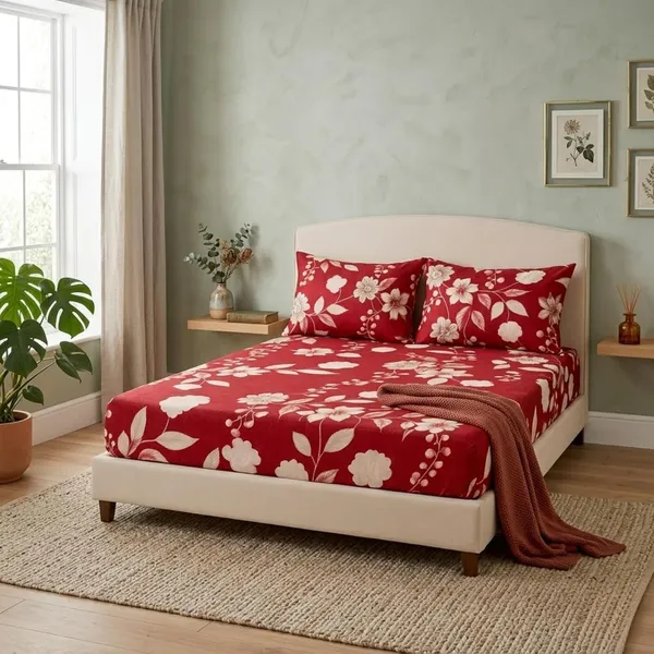 Fitted_Bedsheet_Set_With_Pillow_Covers