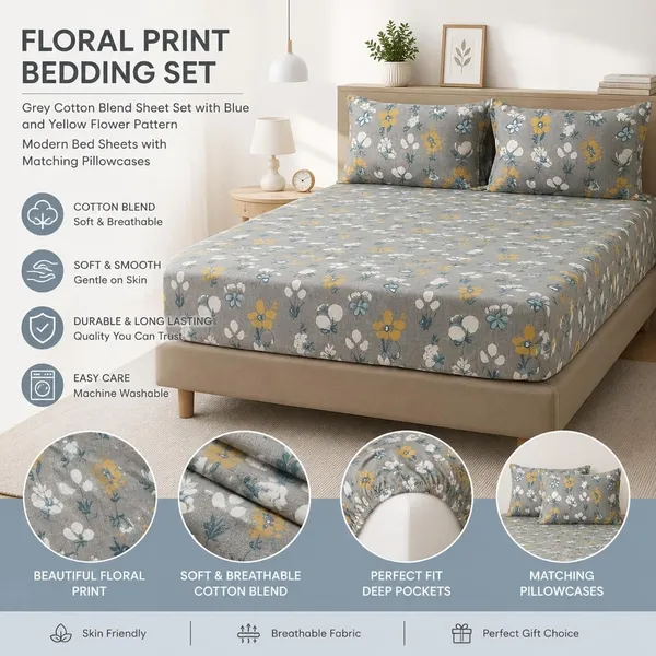 Fitted_Bedsheet_With_Pillow_Covers_Cotton