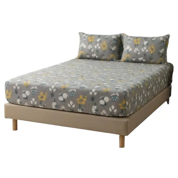 Fitted_Bedsheet_With_Pillow_Covers_Cotton