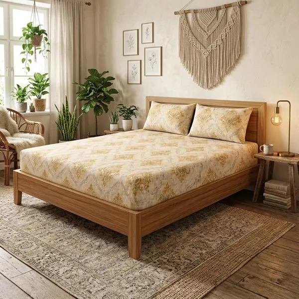 Double_Bed_Sheet_Set_With_Pillow_Covers