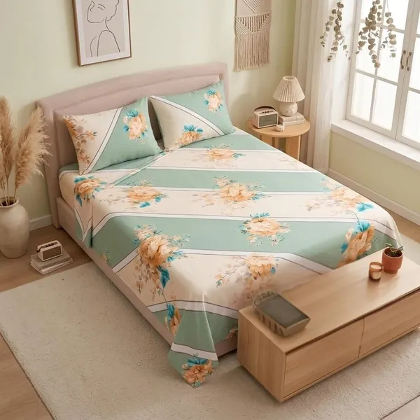 Double_Bed_Sheet_Set_With_Pillow_Covers