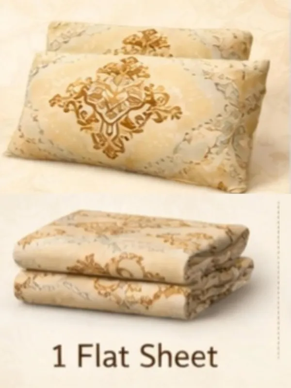 Damask_Print_Bedsheet_Set