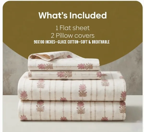 Double_Bed_Sheet_Set_With_Pillow_Covers