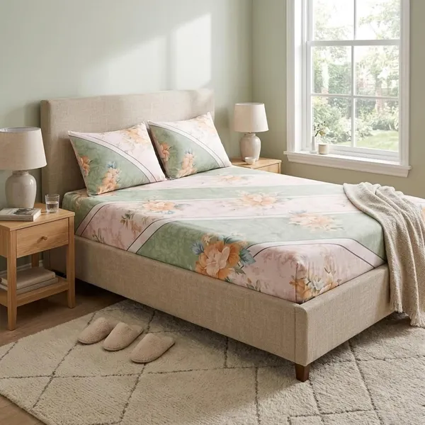 Double_Bed_Sheet_Set_With_Pillow_Covers