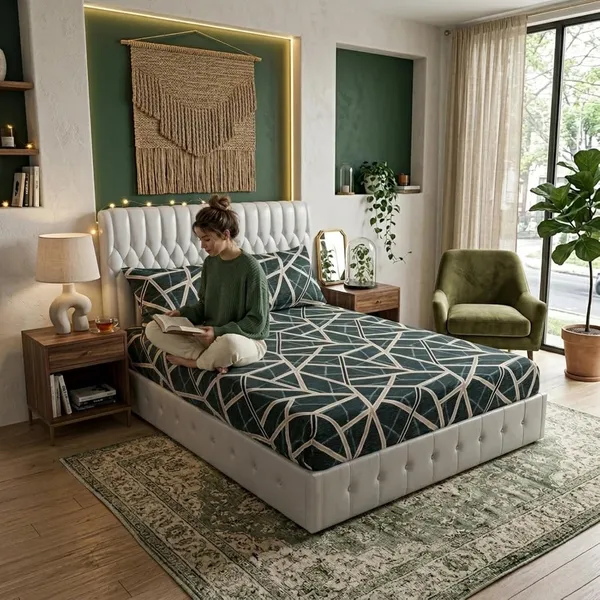 Fitted_Bedsheet_With_Pillow_Covers