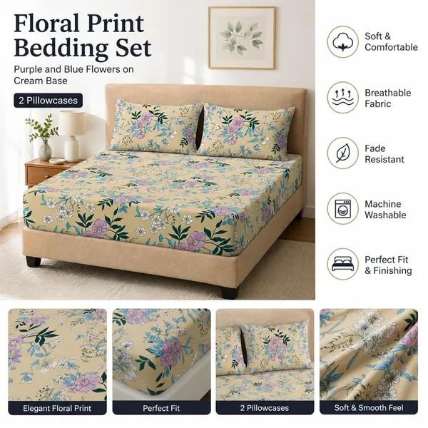 Fitted_Bed_Sheet_Set_With_Pillow_Covers