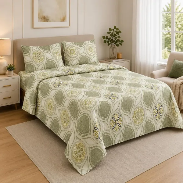 Cotton_Bedsheet_With_Pillow_Covers