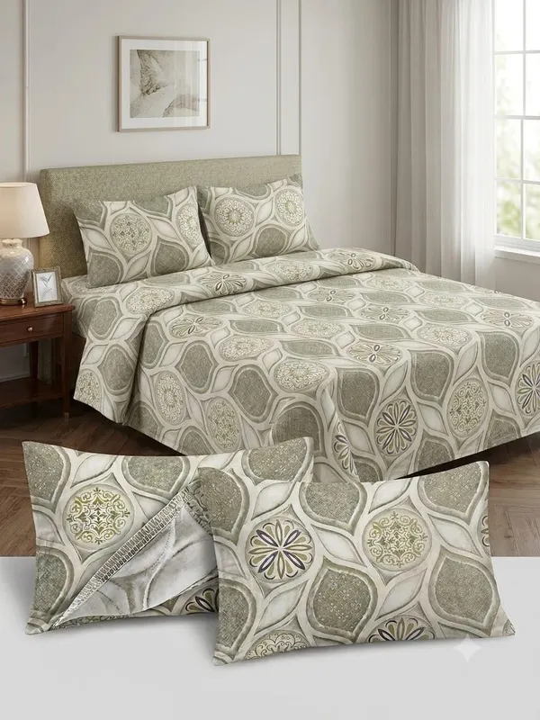 Cotton_Bedsheet_With_Pillow_Covers