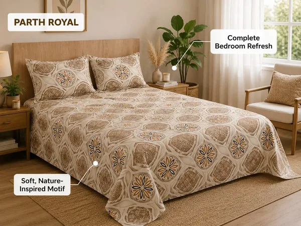 Cotton_Bedsheet_With_Pillow_Covers