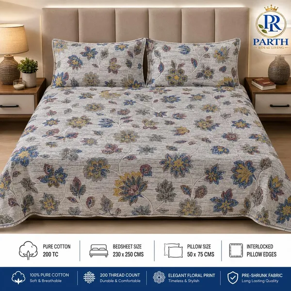 Cotton_Bedsheet_With_Pillow_Covers