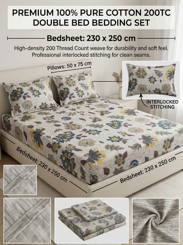 Cotton_Bedsheet_With_Pillow_Covers