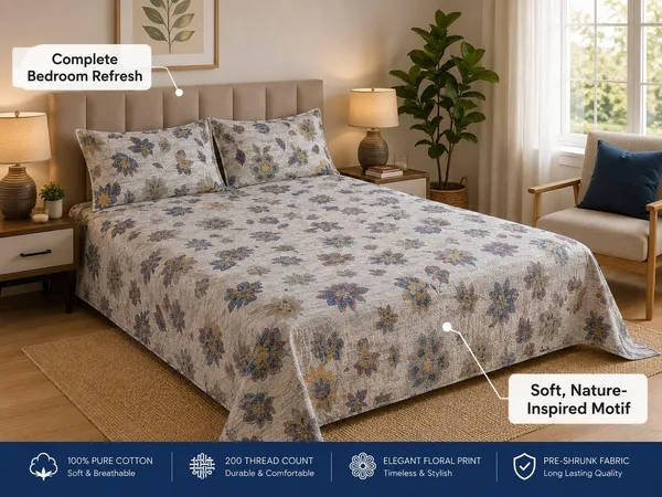 Cotton_Bedsheet_With_Pillow_Covers
