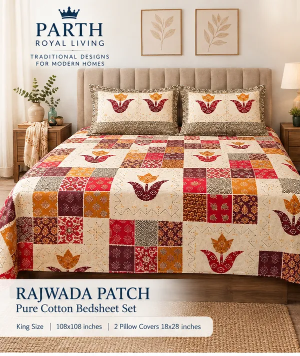 Rajwada_Patch_–_Pure_Cotton_King_Size