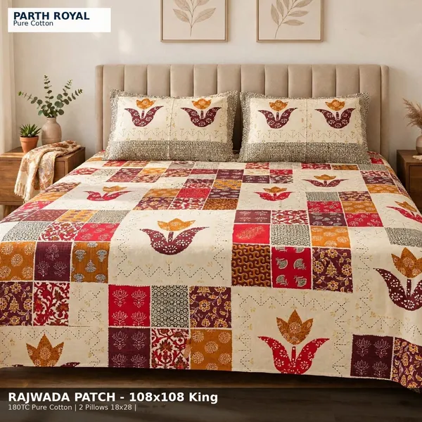 Rajwada_Patch_–_Pure_Cotton_King_Size