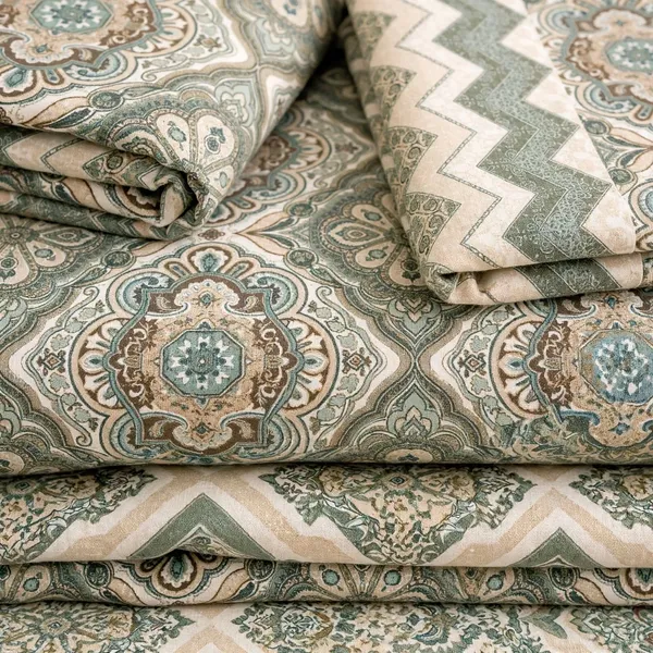 Parth_Royal_Living_Premium_Jaipuri_Print_Cotton_Double_Bedsheet_|_Sage_Green_&_Beige_Ornamental_Floral_Design_|_90_x_108_Inch_|_2_Pillow_Covers