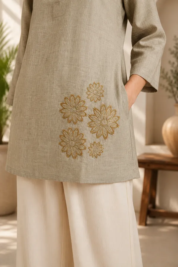 Sage_Linen_Cotton_Straight_Kurta_For_Women