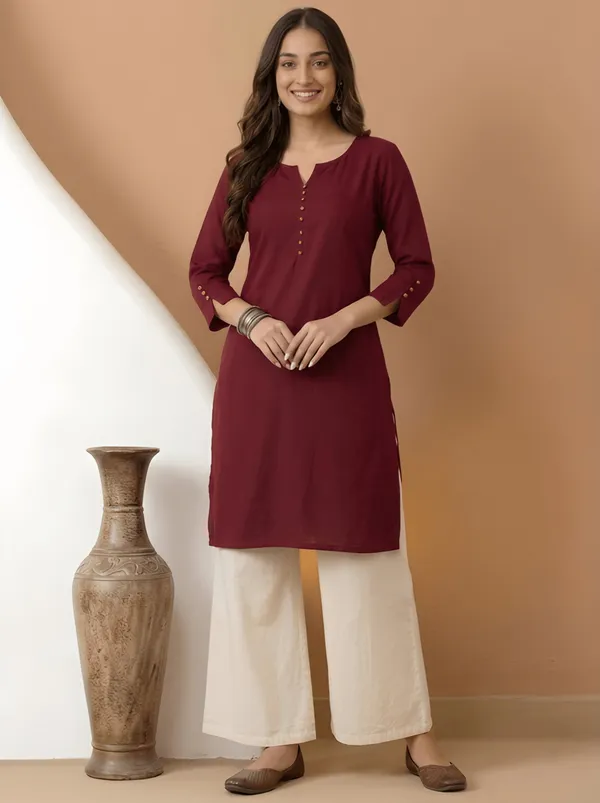 Casual_Maroon_Roman_Silk_Tunic_Top