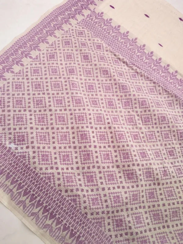 Classic_Beige_&_Purple_Pure_Cotton_Woven_Design_Ethnic_Saree