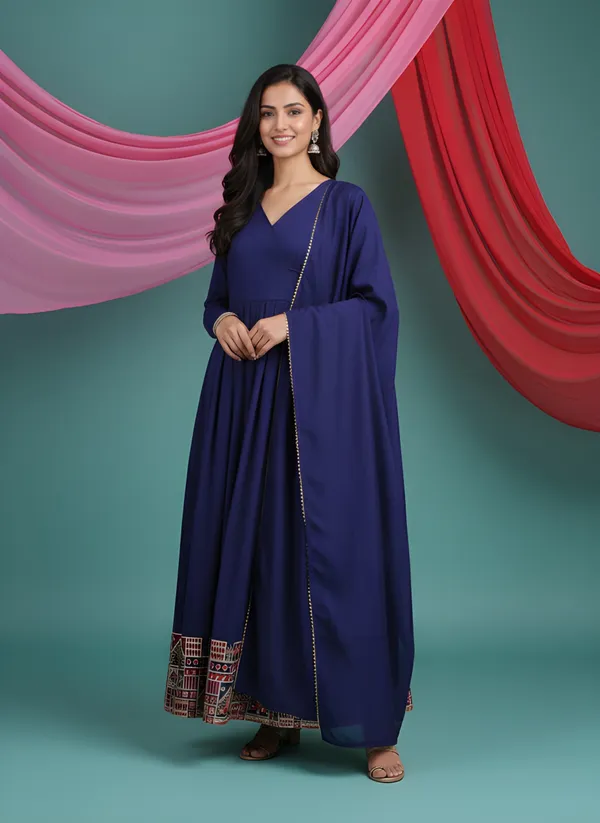 Women_Angrakha_Style_Anarkali_Kurta_with_Dupatta_Suit